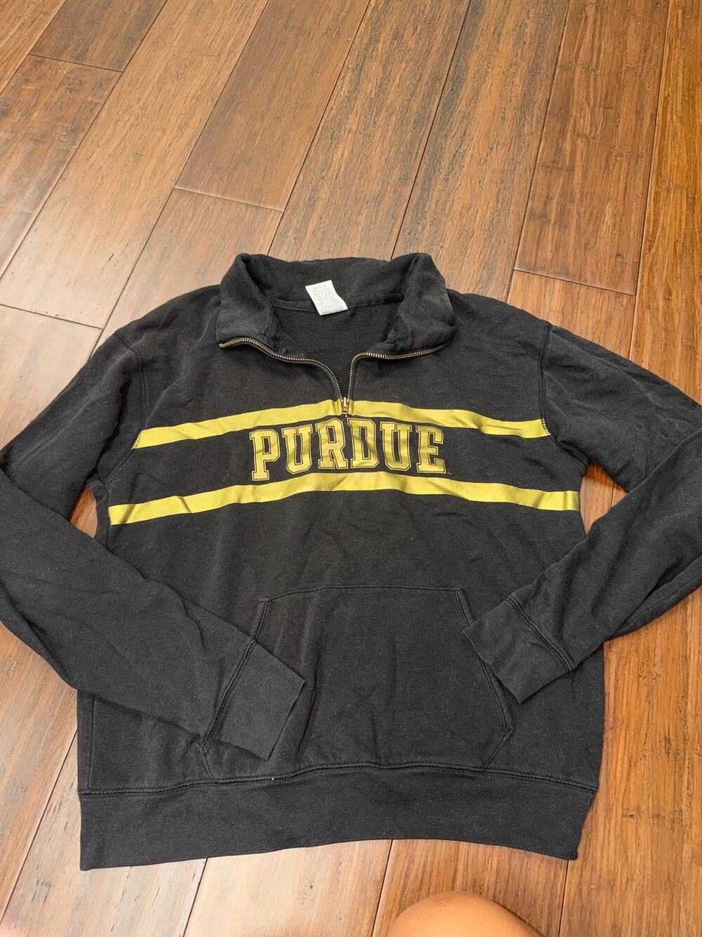 Purdue quarter-zip sweatshirt XS Pink Victoria Secret